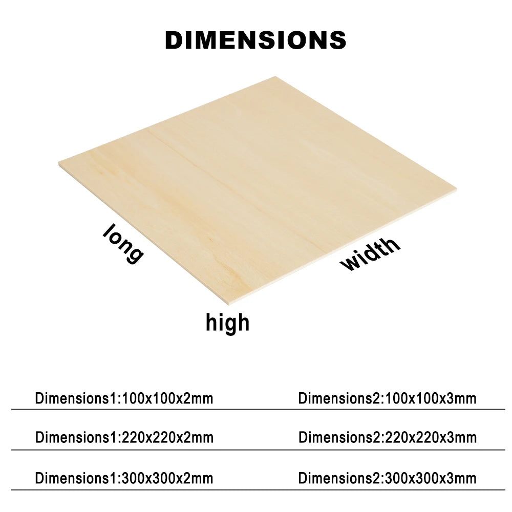 10 PCS Unfinished Wood Pieces for Laser Engraving and Cutting Crafts DIY Projects Drawing Painting Wood Engraving