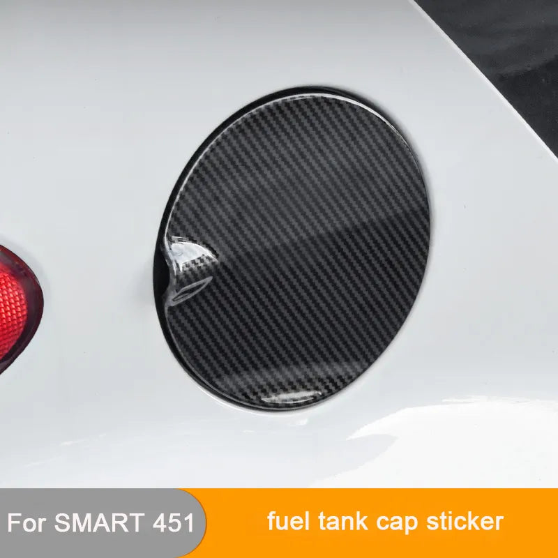 Car Fuel Cover ABS 3D Sticker Fuel Tank Cap Shell For Smart 453 451 Fortwo Exterior Modification Accessories Styling Decoration