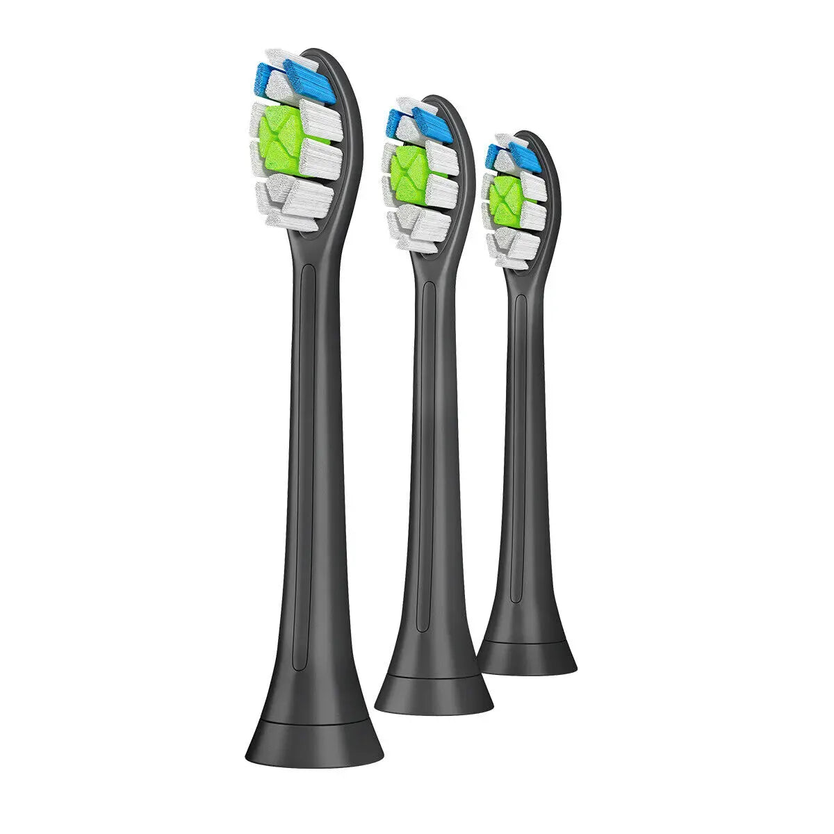 4/8/12PCS Toothbrush Replacement Heads for Philips Sonicare Diamondclean HX6064/65 Black