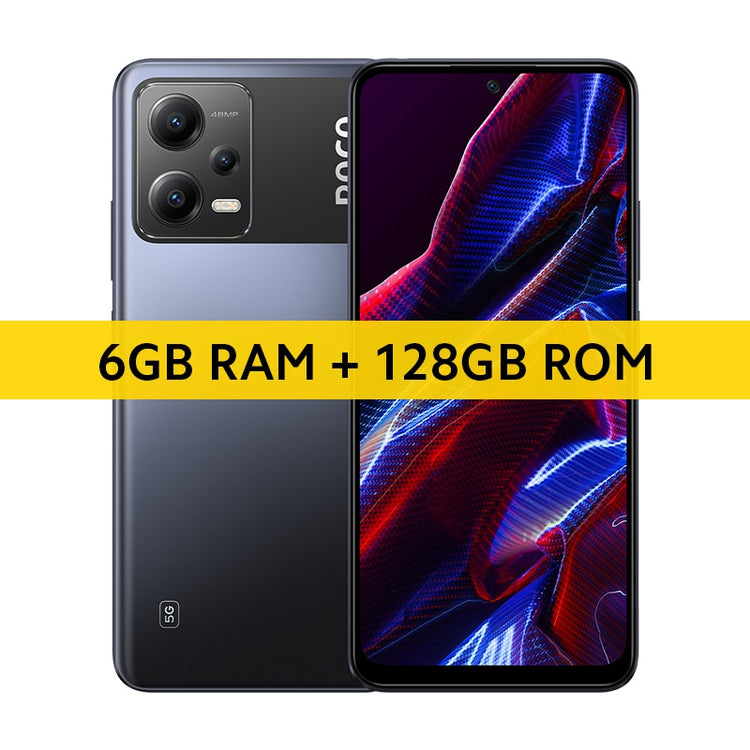 New POCO X5 5G Global Version 128GB/256GB 120Hz AMOLED DotDisplay Snapdragon 695 NFC 33W Fast Charging 48MP Camera