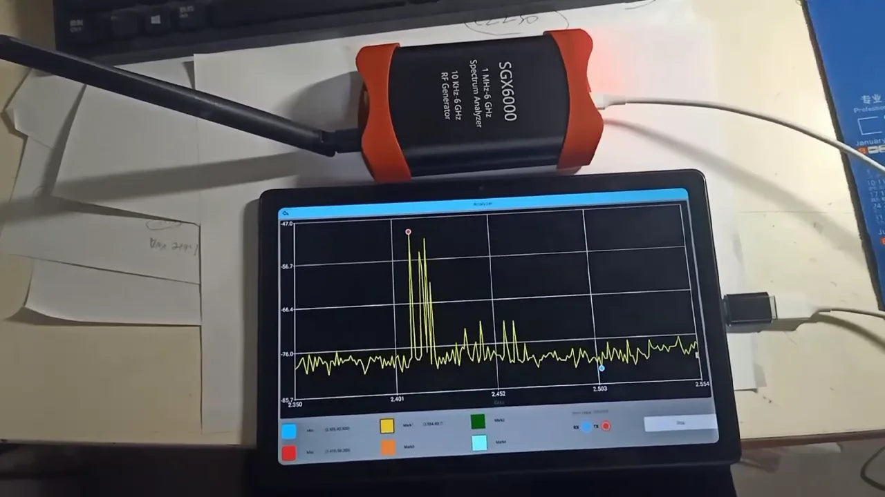 New SGX6000 Spectrometer 6GHz USB Spectrum Analyzer RF Signal Source RF Power Meter
