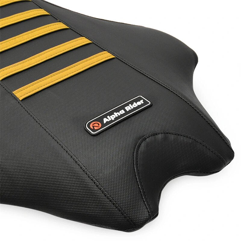 For Yamaha YFZ 450R 2009 - 2020 Ribbed Rubber Seat Cover Motorcycle Waterproof Soft Seat Cover Anti-slip with Grain Pattern