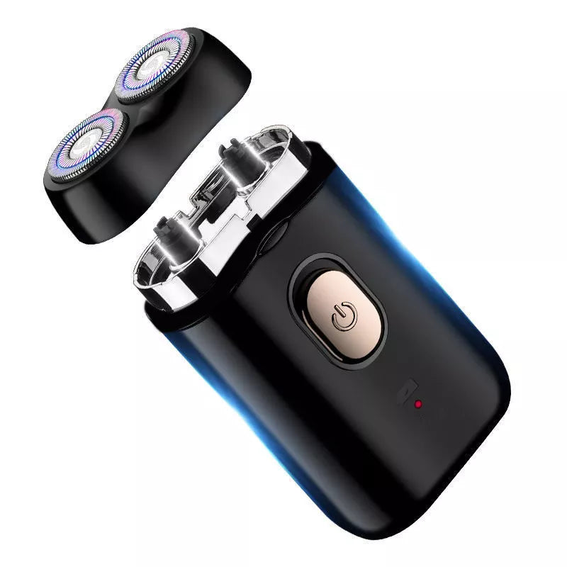 Men's Double Floating Head Electric Shaver USB Rechargeable Dry Wet Beard Shaving Machine Hair Trimmer Face Razor Waterproof