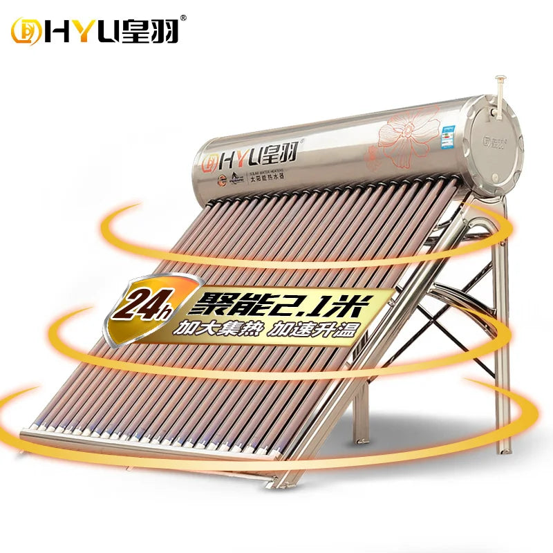 YY Household Solar Water Heater Automatic Photoelectric Dual-Use 304 Stainless Steel