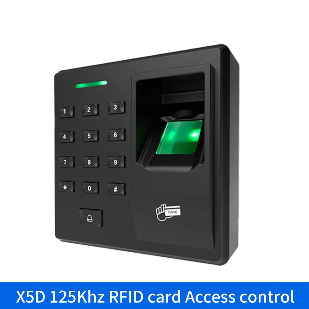 Biometric Fingerprint Scanner Access Control Keypad Standalone with Relay RFID 125K Wiegand Reader For Security Door Lock System