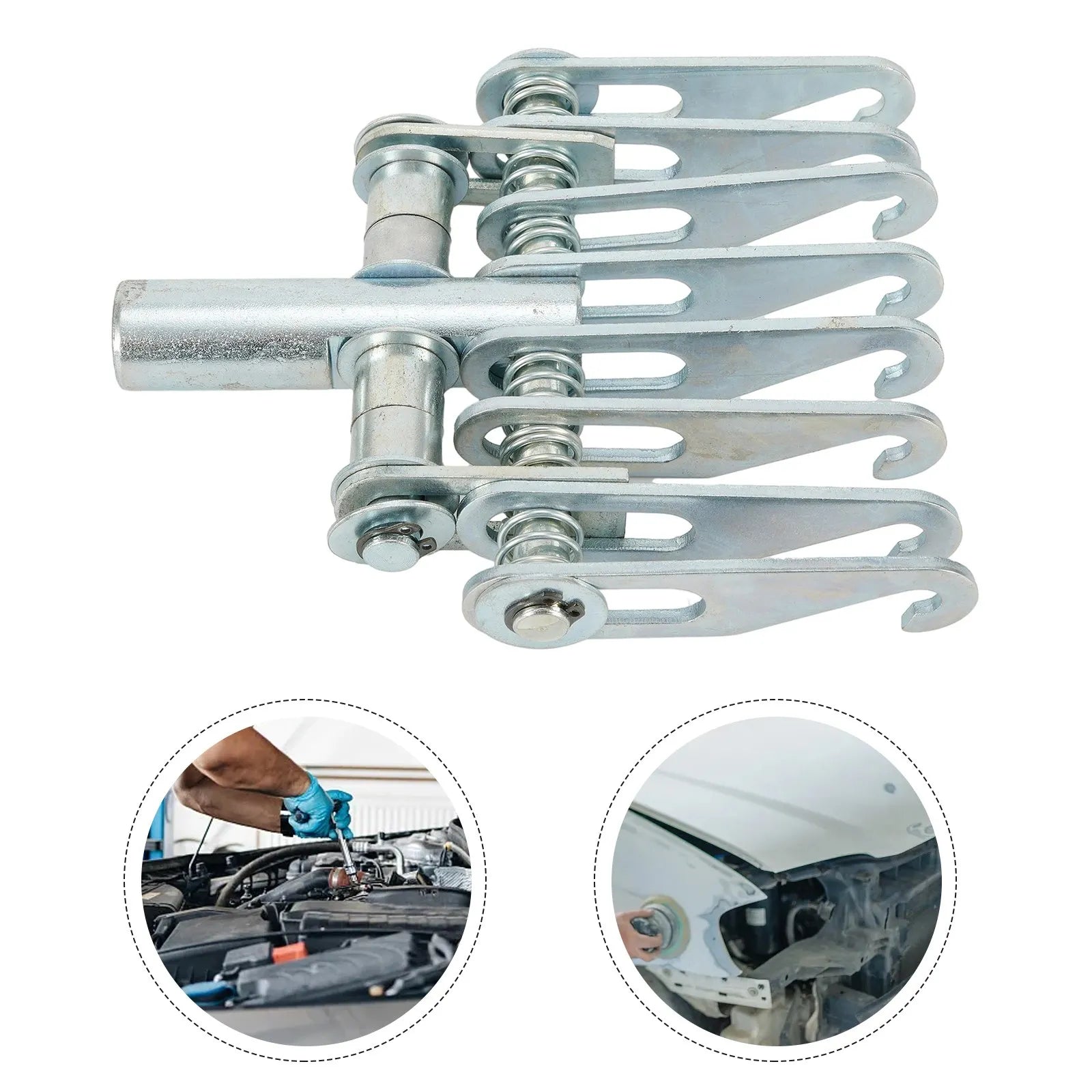 Car Body 8/7/6 Finger Dent Repair Puller Claw Hooks For Slide Hammer Tool M16 Unique Spring Design Auto Repair Tool