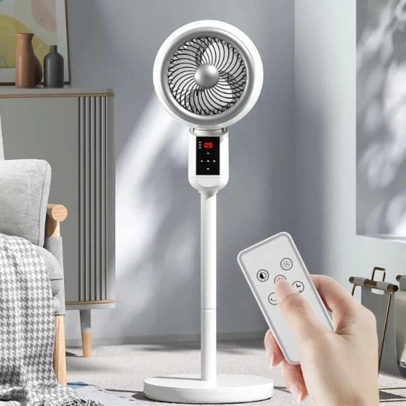 Floor Fan Electric Fan Portable Conditiona Household Electric Air Circulation Fan Home Remote Control Floor Standing Fan Cooler