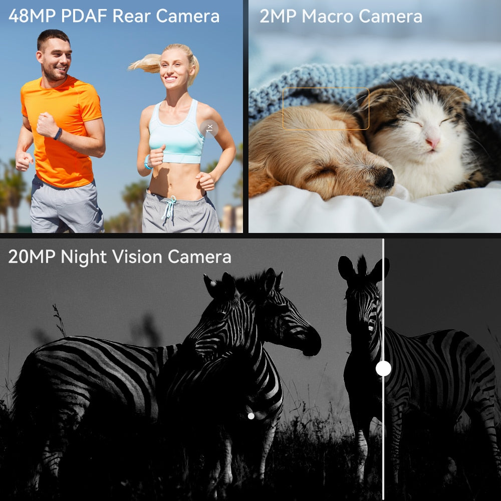 Cubot KingKong Power 6.5" FHD+ Waterproof Rugged Phone Android 13 8GB+256GB MT8788V Octa-Core 10600mAh Battery Global Smartphone