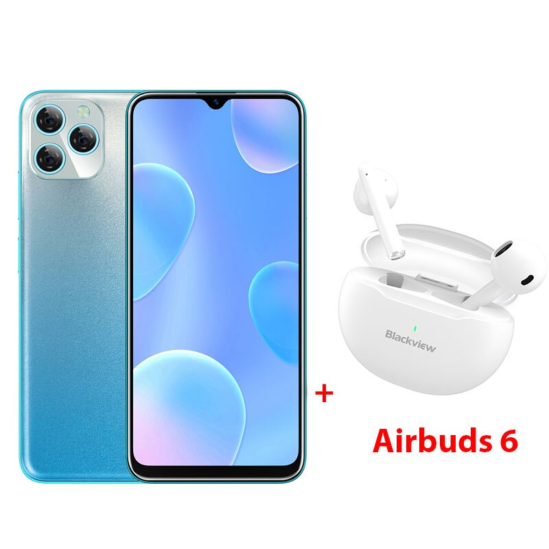 Blackview A95 Smartphone Helio P70 Octa Core Android 11 Mobile Phone 8GB+128GB 6.528" HD+ Display 20MP Camera 4380mAh  Cellphone