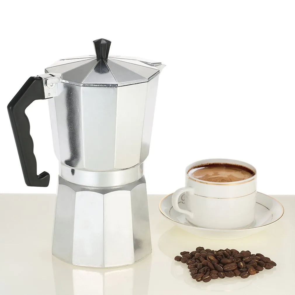 50ml 1 Cup Aluminum Coffee Pot 50Ml 1Cup Coffee Maker Espresso Percolator Stovetop Mocha Pot Electric Fashion Stove