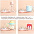 Cute Coffee Mug Warmer Electric Beverage Cup Warming Milk Tea Cocoa Water Home Office Heating Cup Mat with Timer Auto-on/off