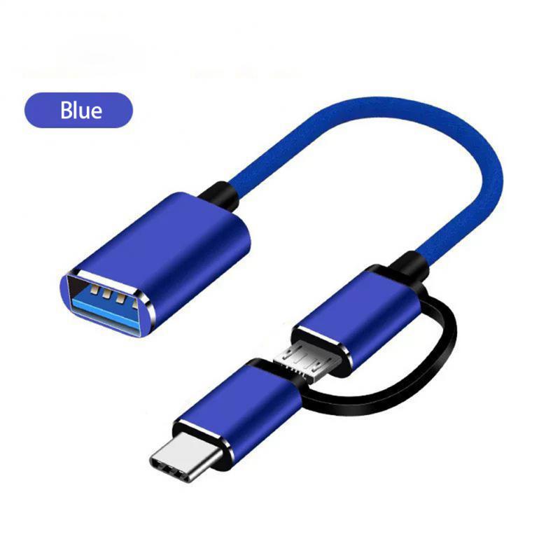 Type C To USB3.0 Adapters Type C/Micro USB Male To USB 2.0 Female Converter OTG Data Transfer Mobile Phone Adapters Converters