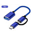 Type C To USB3.0 Adapters Type C/Micro USB Male To USB 2.0 Female Converter OTG Data Transfer Mobile Phone Adapters Converters