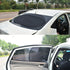 1/5PCS Car Window Sunshade Cover Sun UV Protection Auto Front Rear Black Window Curtain Side Glass Mesh Sunshades Accessories