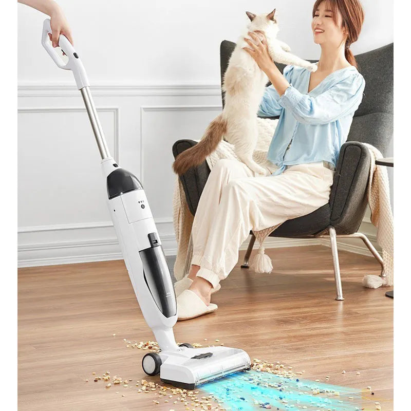 ECHOME 8000PA Electric Floor Mop Sweeper Wireless Wet Dry Handheld Vacuum Cleaner Floor Wash Smart Home Bathroom Cleaning Tool