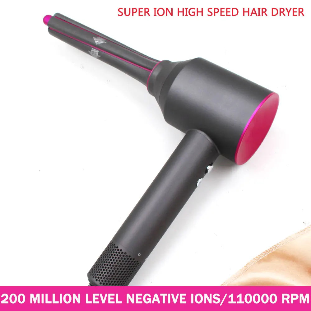New Professinal Leafless Hair Dryer Negative Lon Hair Care Quick Dry Home Powerful Hairdryer Constant Anion Electric Blow Dryer