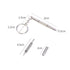 Portable 3 In 1 Screwdriver Eyeglass Sunglass Watch Repair Screwdriver Set Keychain Stainless Steel Mini Screwdriver Hand Tools