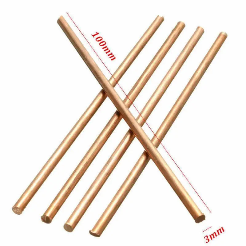 1/5pcs multiple sizes copper round bar rod metal rods diameter 3mm -30mm Length 100mm
