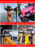 3500lbs/4000lbs/4500lbs Car Mounted Small Crane Electric Hoist 12V/24V Off-road Vehicle Traction Self Rescue Trailer Winch Hoist