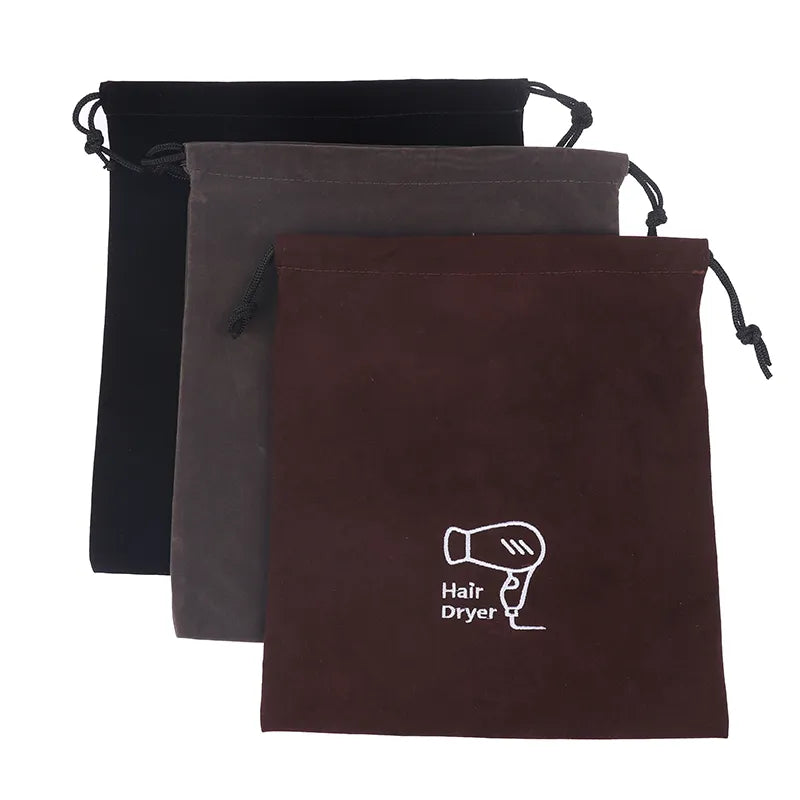 Hair Dryer Cloth Bag Hair Diffuser Hairdryer Bag Drawstring Closure Cover Storage Belt Mouth Drawstring Dust Bag