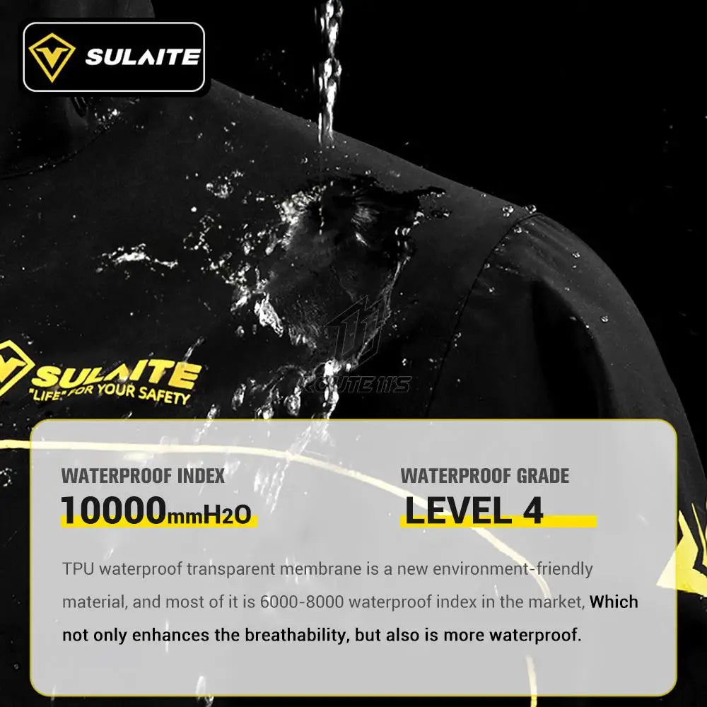 Motorcycle Raincoat Men Women Waterproof Motorbike Rain Suit Reflective Motocross Riding equipment Fashion Ultrathin Split Rain