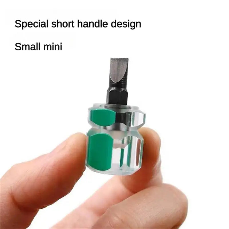 Screwdriver Kit Set Mini Small Portable Radish Head Screw Driver Transparent Handle Repair Hand Tools Precision Car Repair Tool