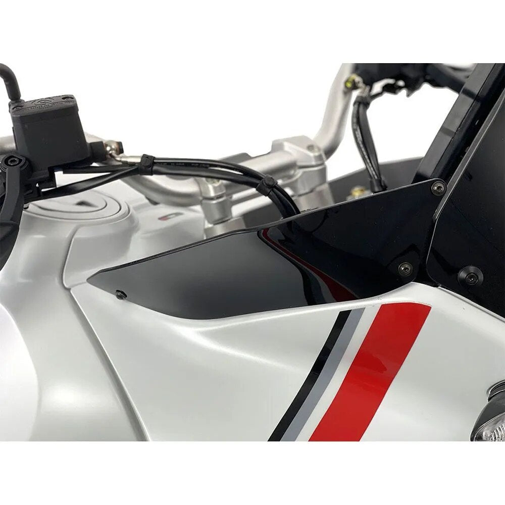 Motorcycle Windshield Wind Deflector WindScreen HandShield Handguard For Ducati Desert X DesertX 2022 2023