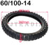 60/100-14(2.50-14) Front Wheel Tire Out Tyre Inner Tube 14inch deep teeth For Chinese Kayo BSE Dirt Pit Bike Off Road Motorcycle