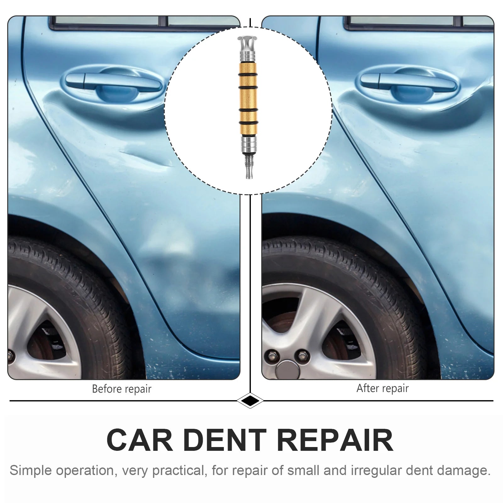 Dent Pen Removal Tool Remove Hail Pit Metal Surface Repair Car Scratch Body Tools Auto Multi tap fixed Garage Dentripair