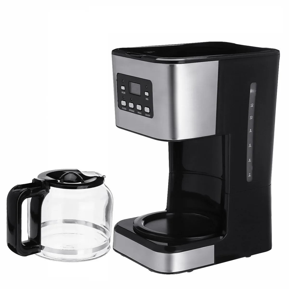 Household Electric Coffee Maker 220V EU Espresso Maker Coffeeware Automatic Coffee Machine Drip Americano for Coffee Pots