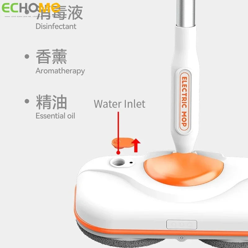 Wireless Electric Floor with Bucket Mop Handheld Floor Cleaner Rechargeable Spray Mop Cordless Household Floor Cleaning Mops