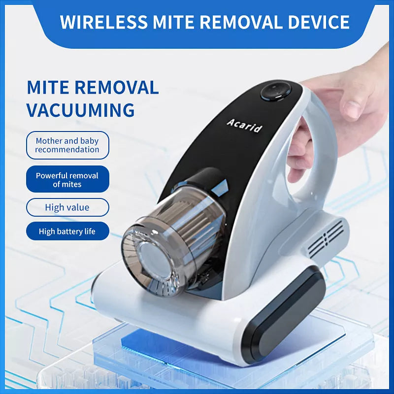 Ultraviolet Mite Removal Instrument Vacuum Cleaner Cordless Handheld Vacuum For Mattress Sofa Detachable Filter Strong Suction