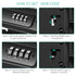 ORIA Safe Lock Box Portable Safe Case 4-Digit Combination Lock With Rope Outdoor Camp Hiking Sports Gym Security Storage Key Box