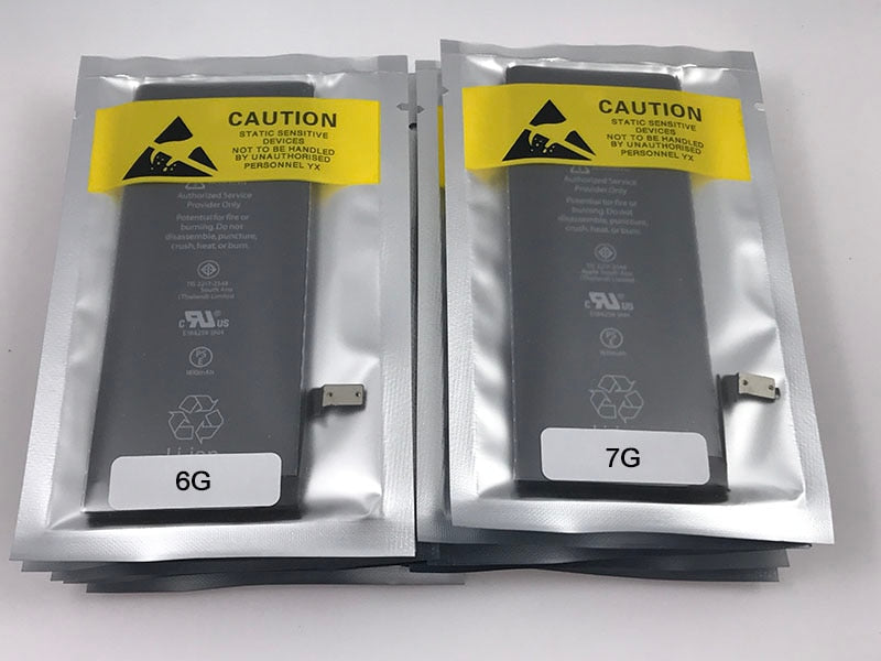 10pcs/Lot New 0 Cycle Oem Mobile Phone Battery For iPhone 4 4S 5 5S 5C SE 2020 6 6S 7 8 Plus X XR XS 11 12 13 Mini SE2 Pro Max