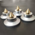 4Pcs Audiophile audio Shock Spikes Spring Pad Upgrade HIFI Speaker Spike CD Amplifier Aluminium practical feet Mat Holder