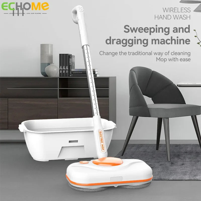 Electric Floor Mop Wireless Spray Mop Electric Floor Cleaner Rotary Rechargeable Housework Helper Cordless Floor Cleaning Mops