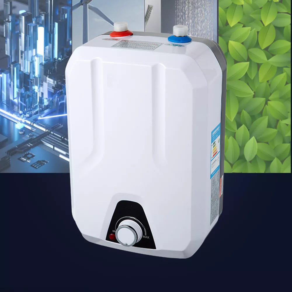 8l Water Storage Heater Instant Household 220v Stainless Steel Inner Tank Heating Type Fast Heat Electric Water Heater