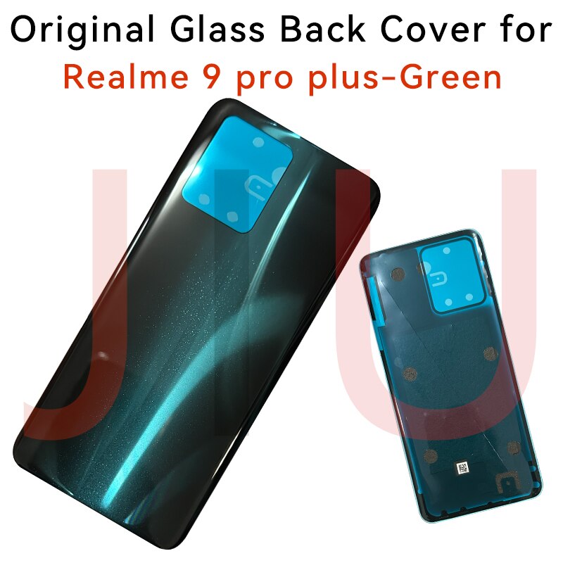 6.4" Original For Realme 9 Pro+ Battery Cover + Middle Frame For Realme 9 Pro plus Rear Housing Case Phone Lid Shell Replacement