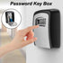 1/2PCS Weatherproof Wall-mounted Key Safe Password Key Box Key Lock Box No4 Combination Key Storage Lock Box Indoor and Outdoor