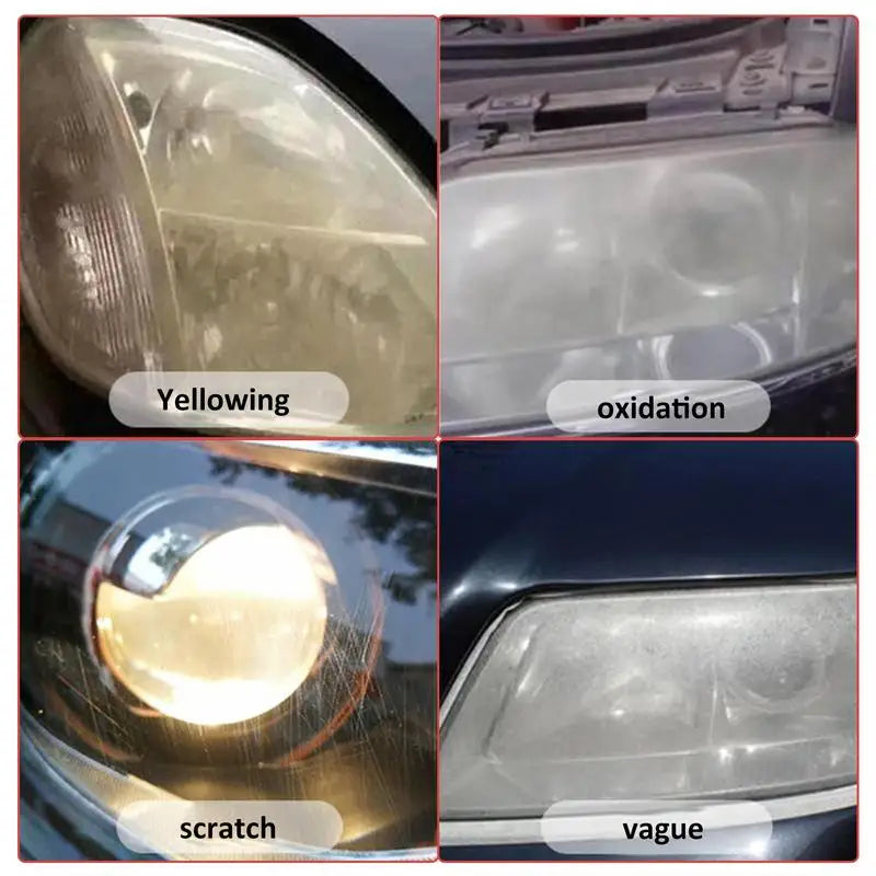 Car Headlight Restoration Polishing Cleaning Kits Scratch Remover Repair Headlight Renewal Spray Car Paint Care Refurbish Agent