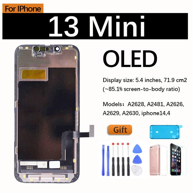 OLED Display For iPhone X XR XS 11 12 11 pro Max TFT Screen Replacement For iphone xs max 11 pro LCD Display,3D Touch True Tone