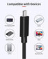 Thunderbolt 4 Cable PD100W USB C To Type C Fast Charging Cable 8K@60Hz 40Gbps Type-C Video Data Cord for iMac Macbook Pro Switch