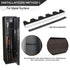 5 Guns Foam Gun Rack Hunting Gun Safe Accessory for Gun Storage Rifles Shotguns Wall Mount Gun Holder with Magnetic Strip + Hook