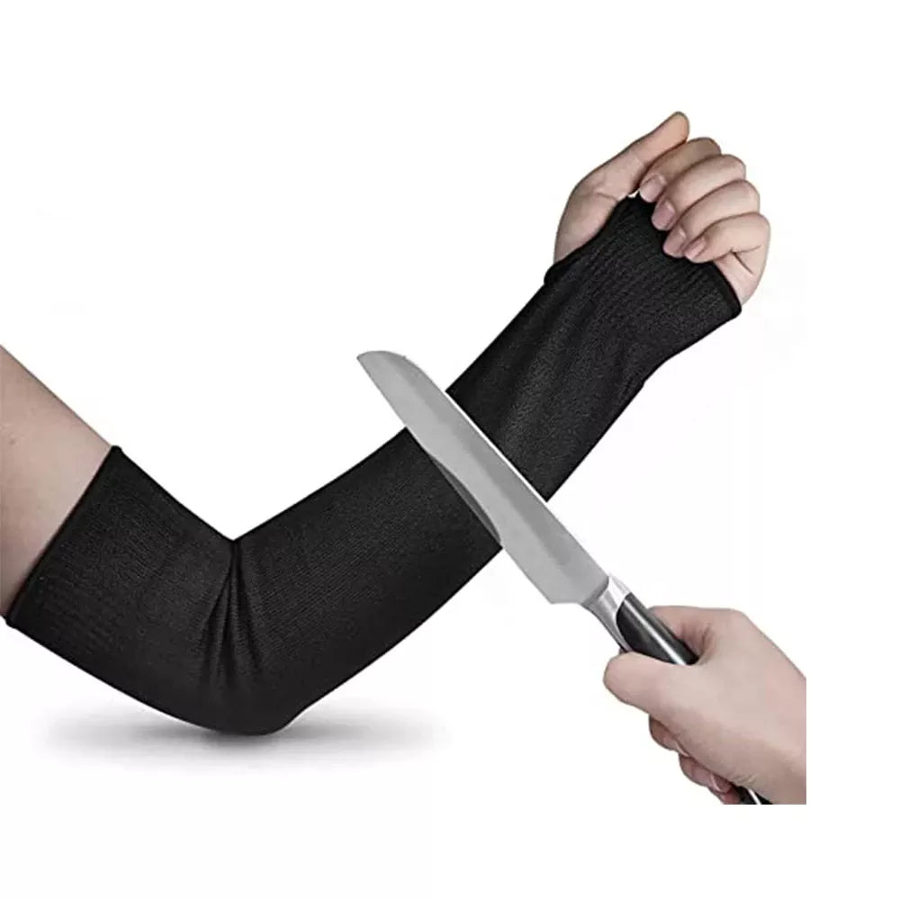 Level 5 HPPE Anti Cut Arm Sleeve Labor Work Safety Gloves Gardening Construction Automobile Anti-Puncture Arm Hand Protection