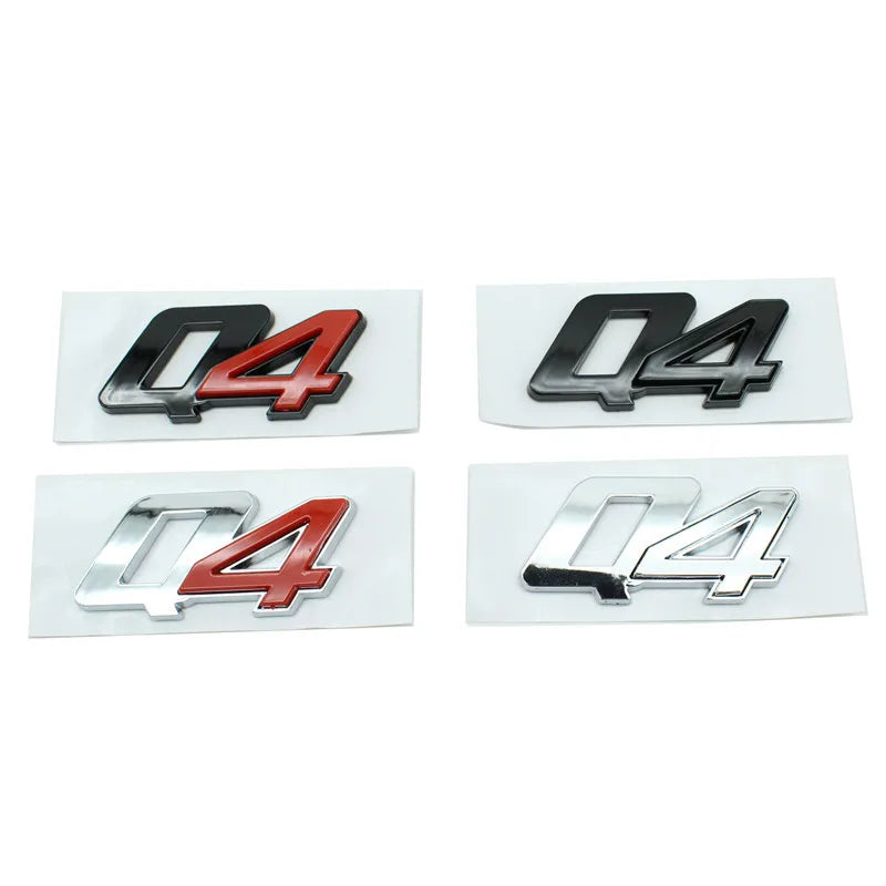 Car 3D ABS Trunk Letters Logo Badge Emblem Styling Decals Sticker For Maserati Ghibli Quattroporte Levante Q4 SQ4 GTS Gransport