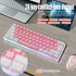 61 Key K401 for PC Laptop Desktop Wired Gaming Film Keyboard RGB Illuminated Keyboard 60% PC Gaming Keys