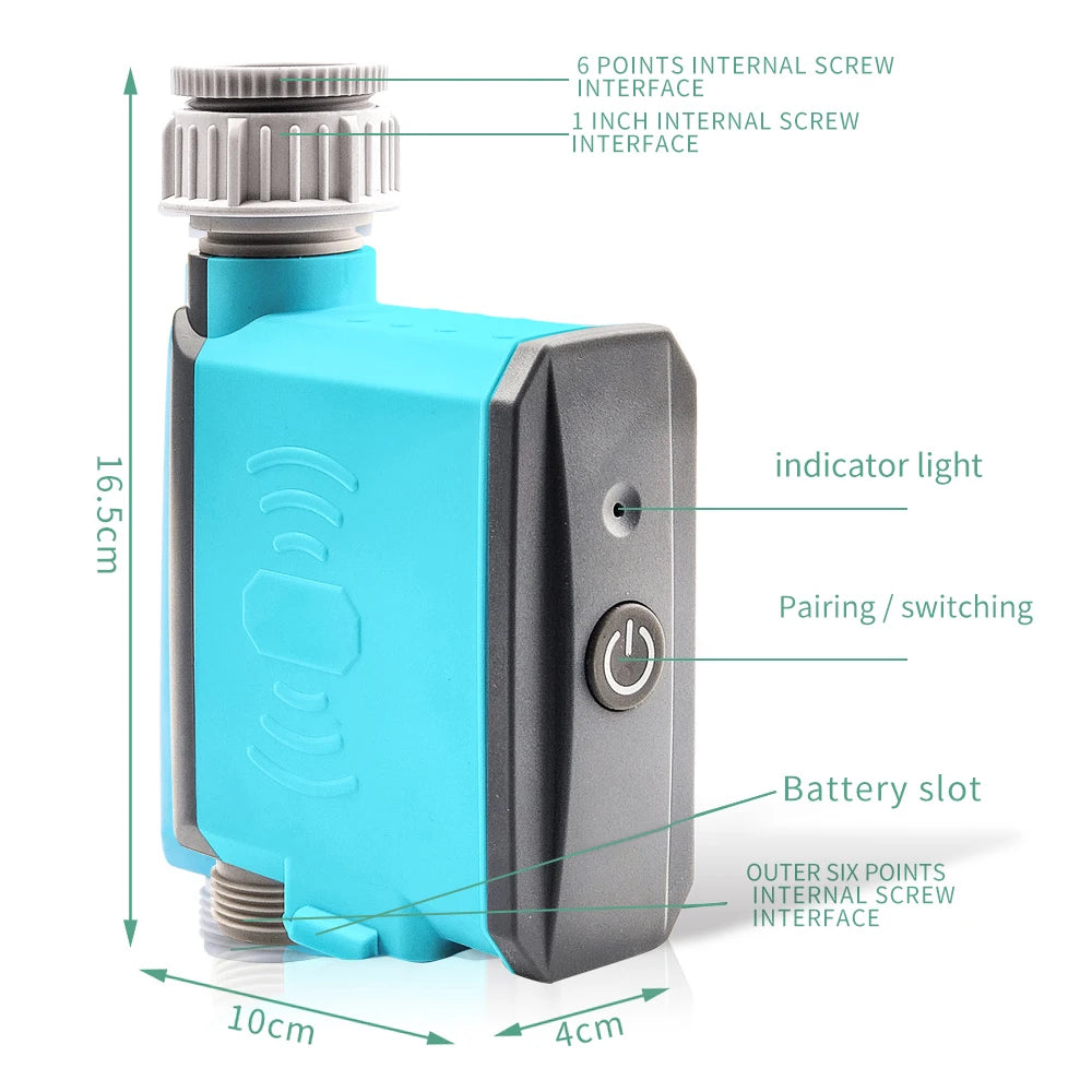 Tuya Irrigation Smart Garden Automatic Watering Drip Irrigation System IP67 Waterproof Timer Works with Bluetooth Gateway Alexa