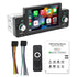1 Din 5" CarPlay Radio Car Stereo Bluetooth MP5 Player Android-Auto Hands Free A2DP USB FM Receiver Audio System Head Unit F160C