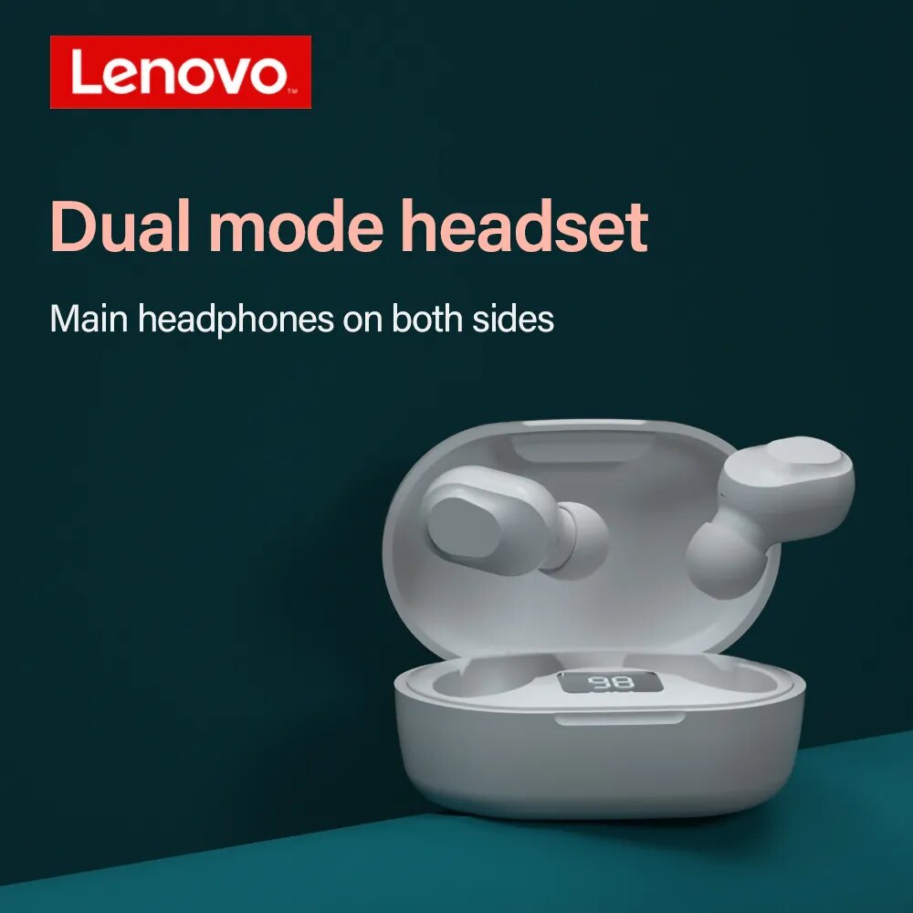 Lenovo Original XT91 Wireless Bluetooth Headphones Gaming Headset TWS Earphone Touch Control Stereo bass With Mic Noise Reductio