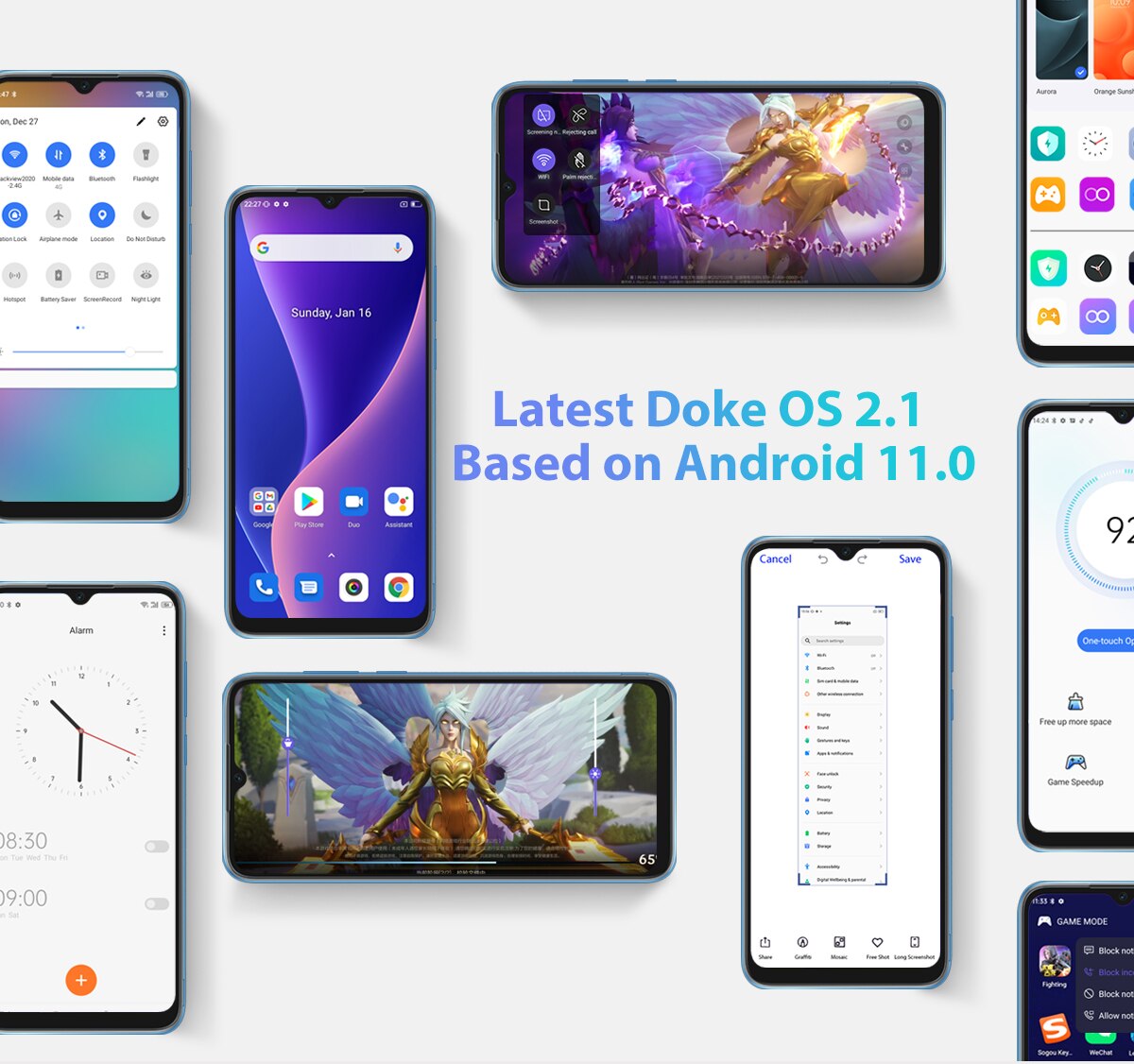 BLACKVIEW 2022 New Oscal C60 Smartphone 6.528 Inch 4GB+32GB 4780mAh 13MP + 5MP Camera Android 11 Mobile Phone With 3 Card Slots